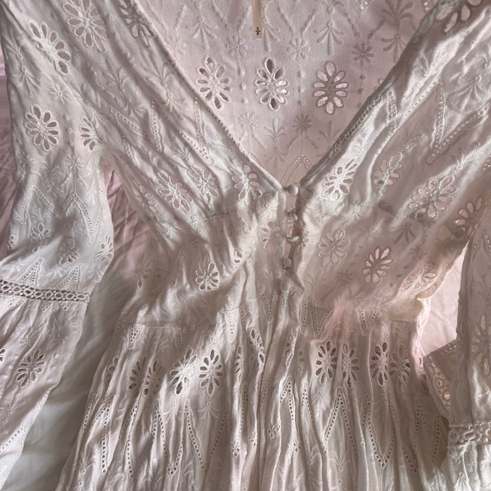 Free people crochet duster